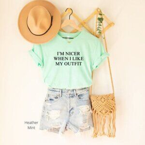 Bella Canvas Cropped T Shirt Graphic Fashion Tee SZ Large NEW!